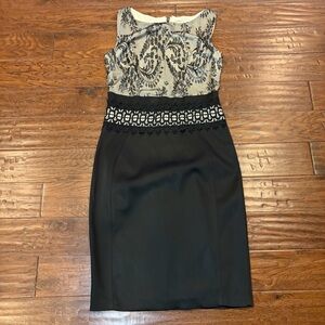 JAX Sleeveless Evening Dress Size 4 Elegant Wedding Cocktail